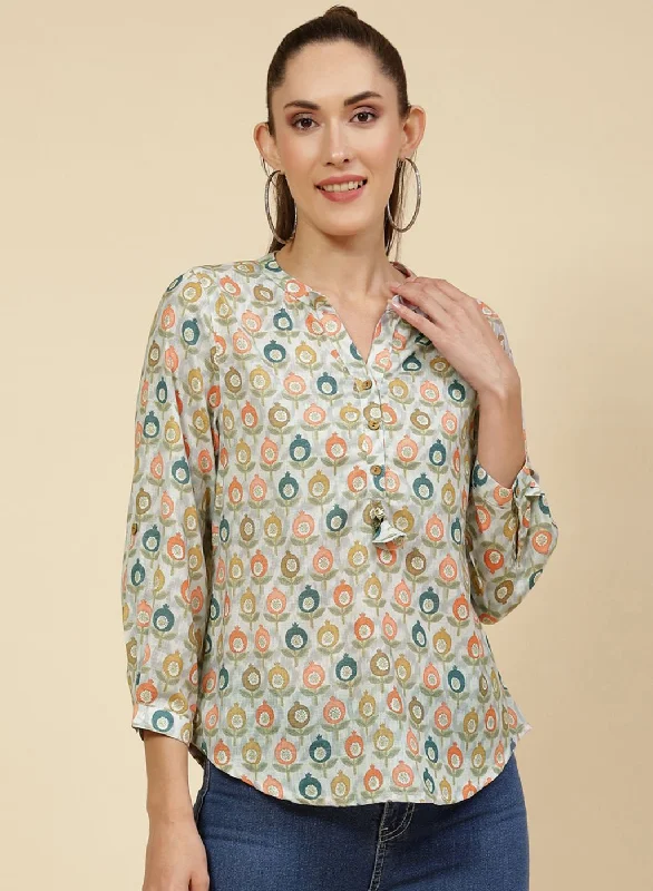 Mega Sale Women Multicolor Printed Top