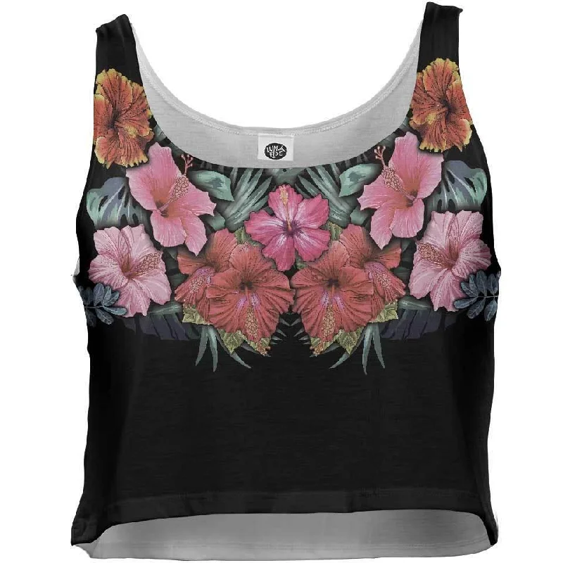 Customer Appreciation Sale Hibiscus Crop Top