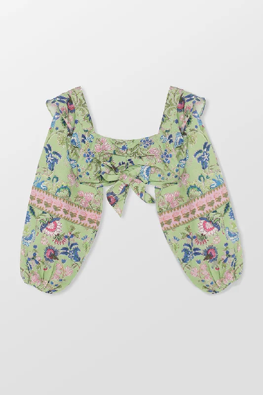Deal Dash Rhea Ruched Crop Top
