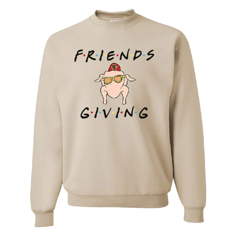 New Arrival Monogrammed 'Friendsgiving' Crewneck Sweatshirt