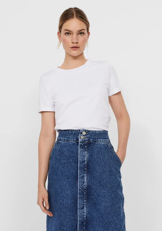 Weekend Bargains to Indulge In Vero Moda Basic T-Shirt, Bright White