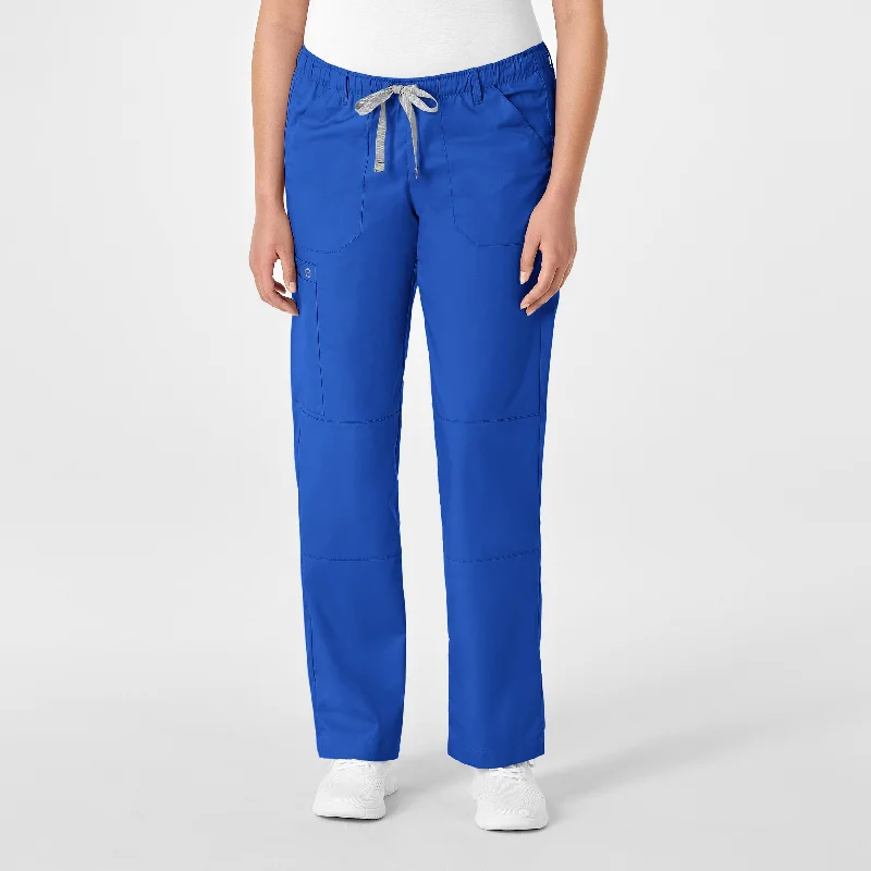 Buy Today WonderWORK Women's Straight Leg Cargo Scrub Pant - Royal