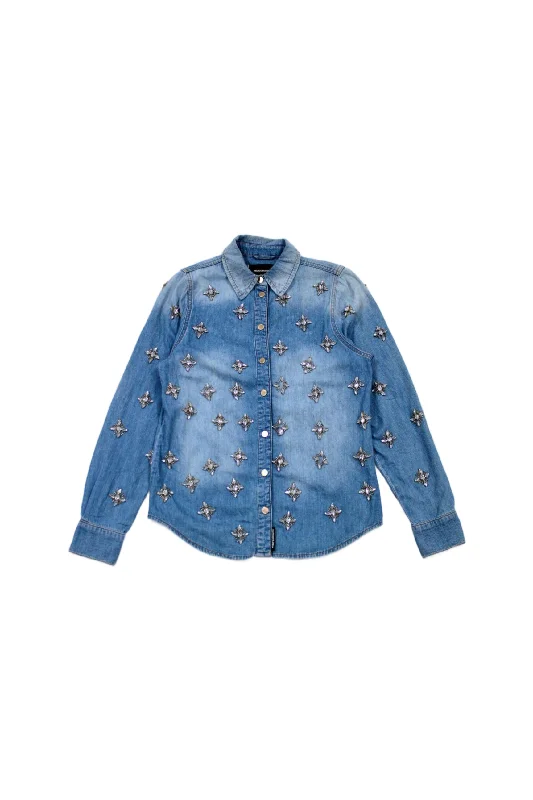 Act Now MarcoBologna - Rhinestone Denim Shirt