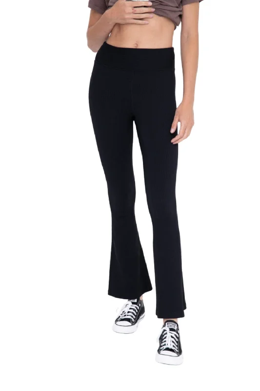 Take Advantage Mono B  Ribbed Flare High-Waist Leggings APH-A12101