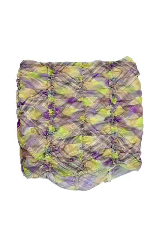 Weekend Discounts Worth Grabbing I.AM.GIA - Mesh Plaid Tube Top