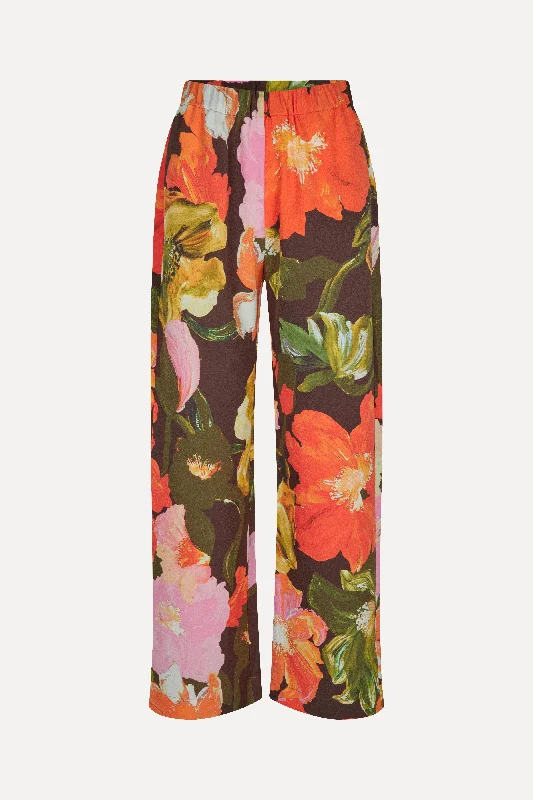 Weekend Offers That Please SGFatou Pants - Summer Night Poppies