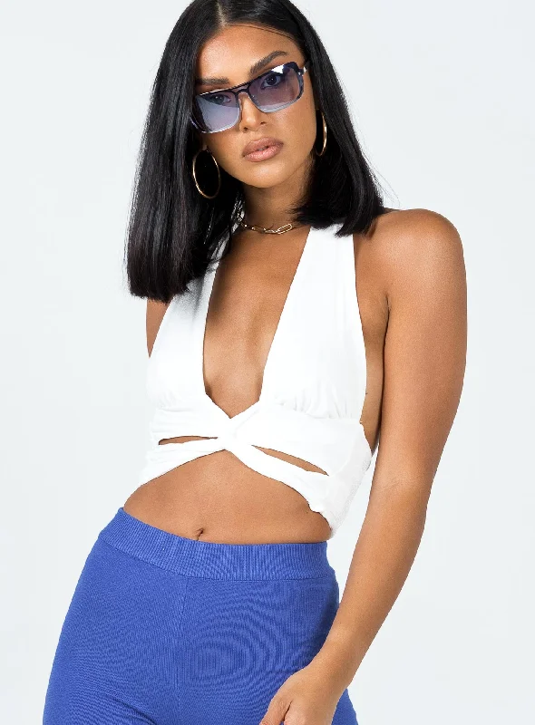 Don't Miss Zayne Top White