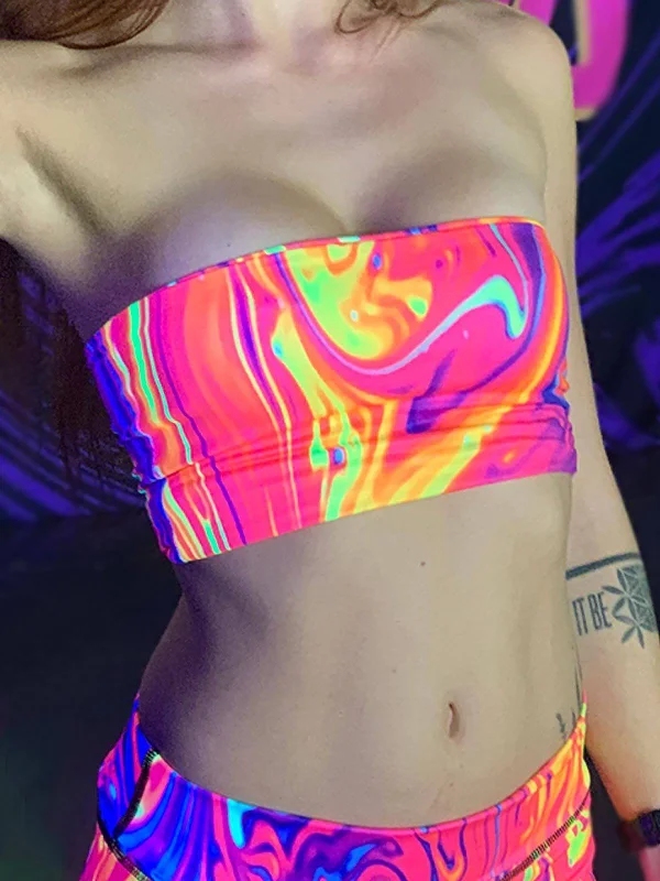 Discount Days Neon Nuclear Tube Top