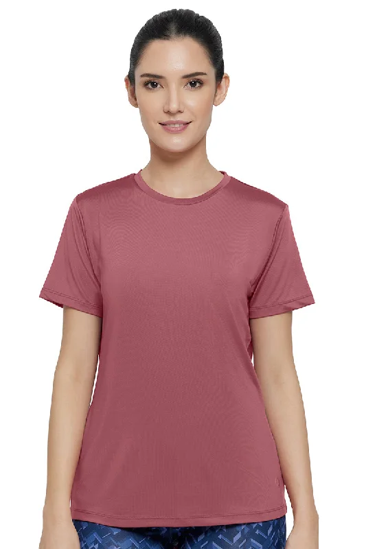 Best Bargains Flaunt Crew Neck Tee - Mauvewood