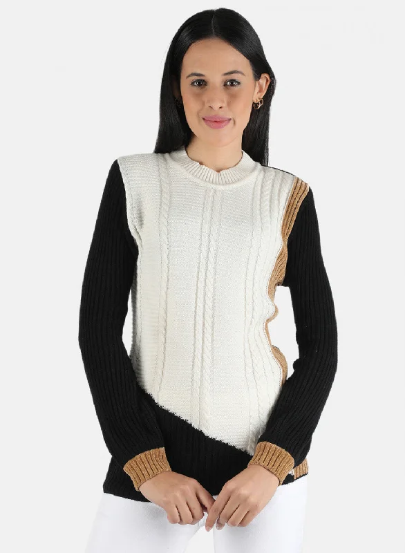 Extra Discount Women White Self Design Top