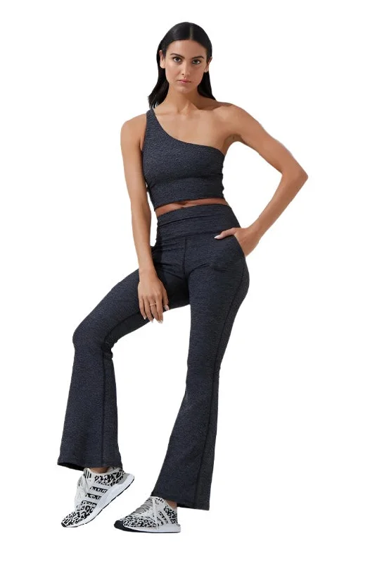 Super Deal Noli Curve Flair Legging Charcoal Heather