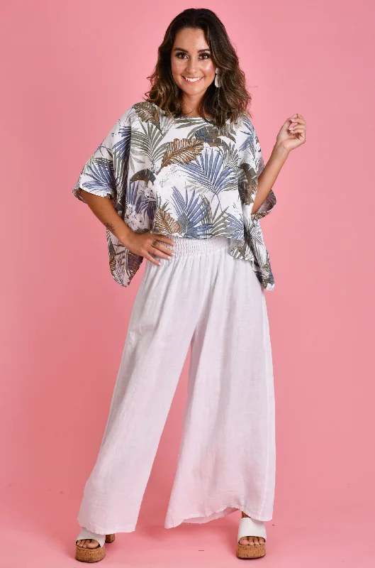 Best Choice VLSP004 (24P154) - AMALFI PANT - WHITE