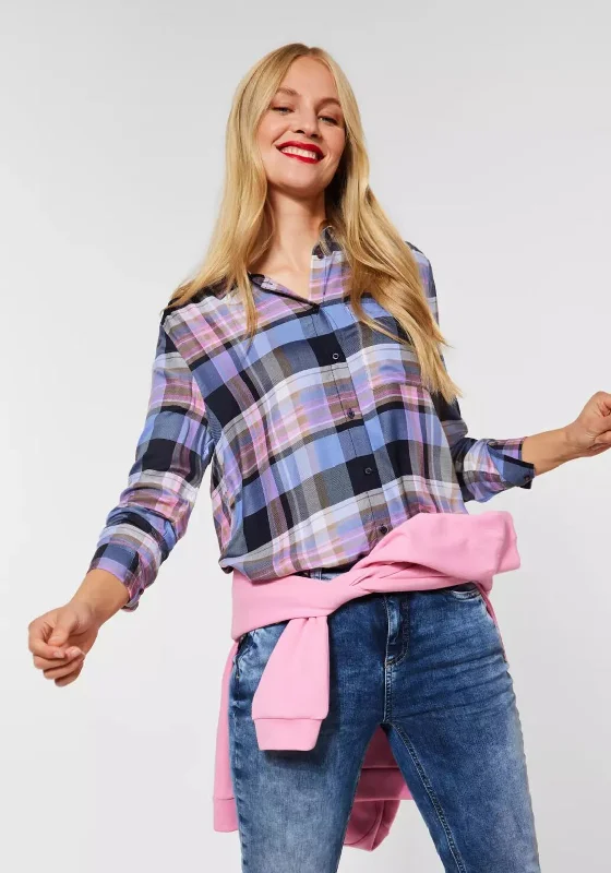 Unmissable Offer Street One Checked Shirt, Dazzling Blue