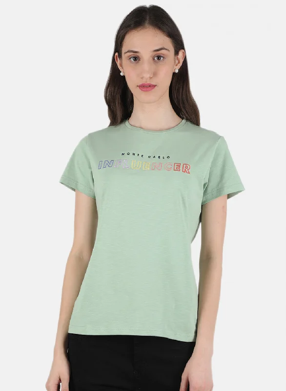 Buy Now Women Green Embroidered Top