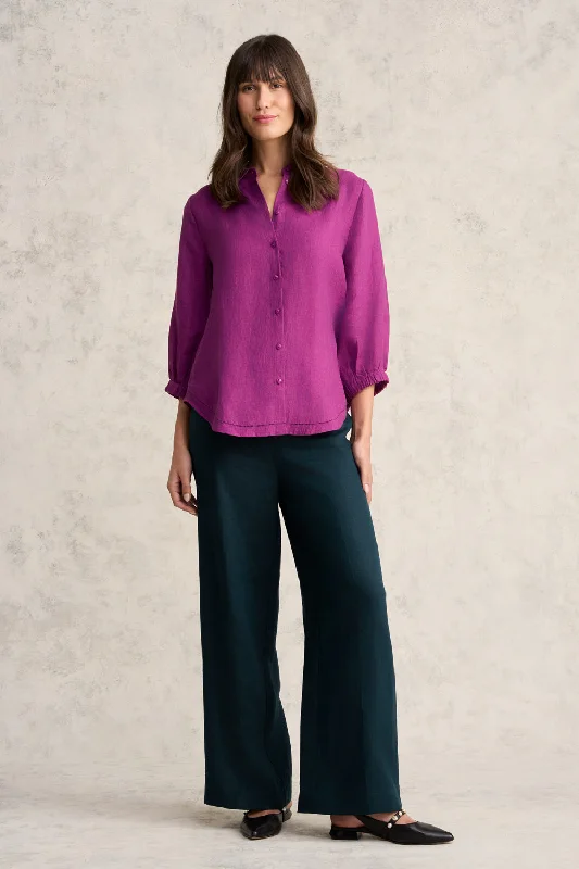 Price Cut 3/4 Sleeve Linen Shirt