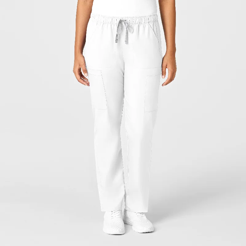 Weekend Discounts to Enjoy WonderWORK Women's Convertible Slim Leg Scrub Pant - White