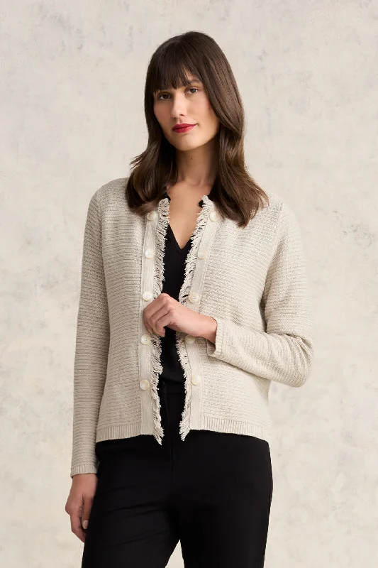 Deal of the Week Fringe Linen Cardigan