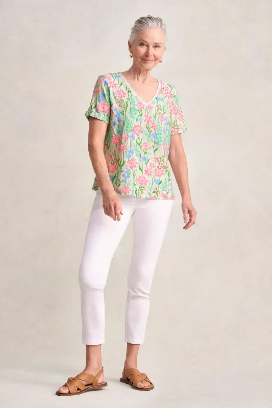 Discount Deals Embroidered T-Shirt