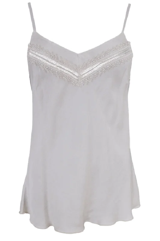 Lowest Rates Black Colour - Bclou Satin Strap Top - Ivory