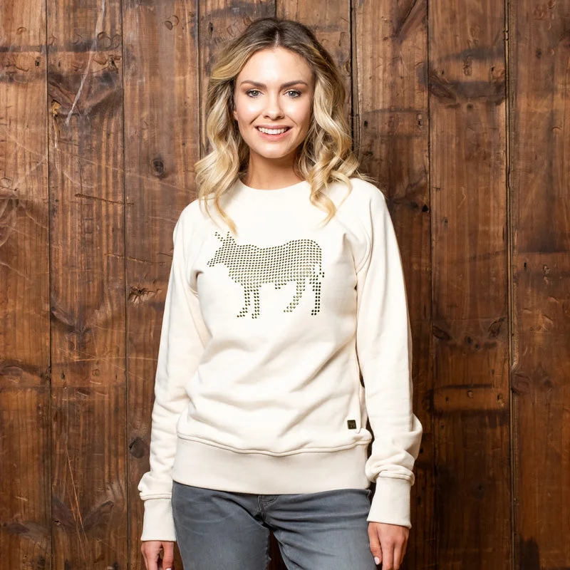 Sale Event Kingsley Heath Studded Nguni Sweatshirt Ivory