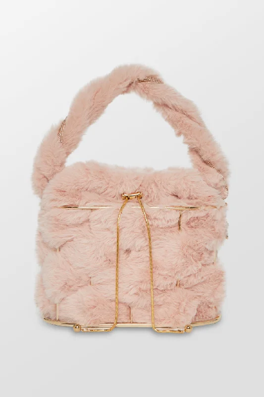 Price Drop Super Holli Fluffy Top Handle Bag