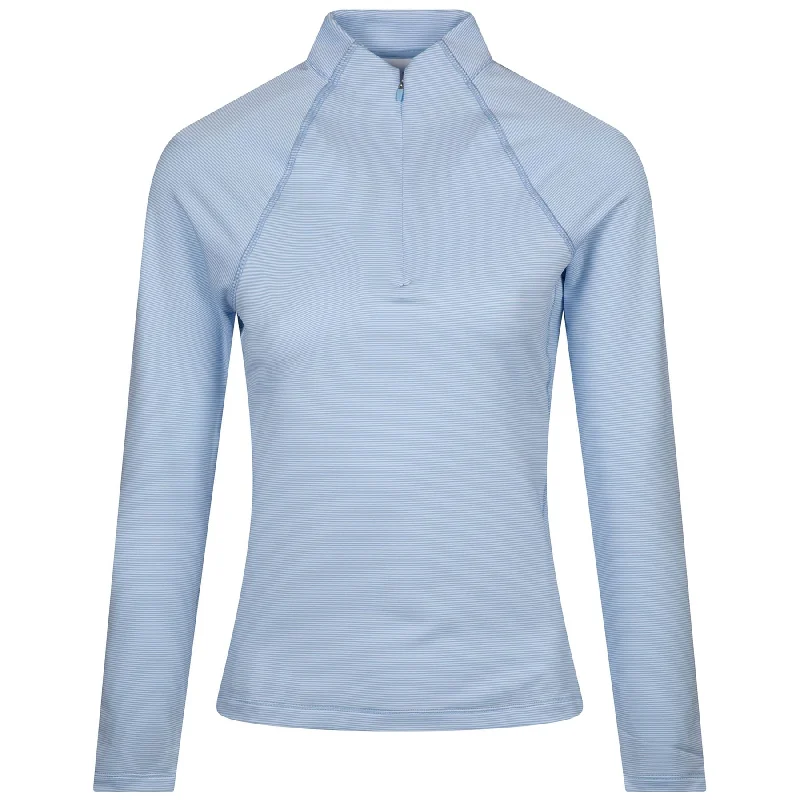 Unmissable Sale Womens Sugar Stripe Raglan Sleeve Perth Layer Cottage Blue - 2025