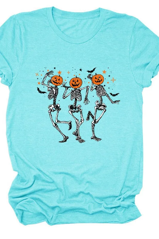Low Cost SKULL PUMPKIN HALLOWEEN LOOSE TEE FOR WOMEN