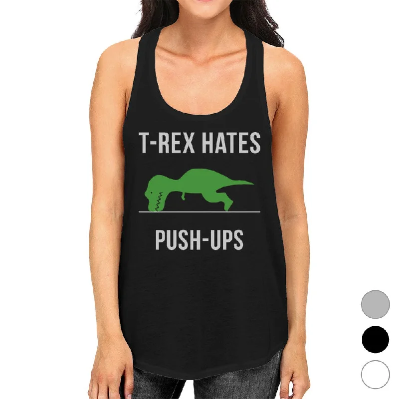 Exclusive Savings T-Rex Push Ups Womens Fashion Lightweight Workout Tank Top For Her