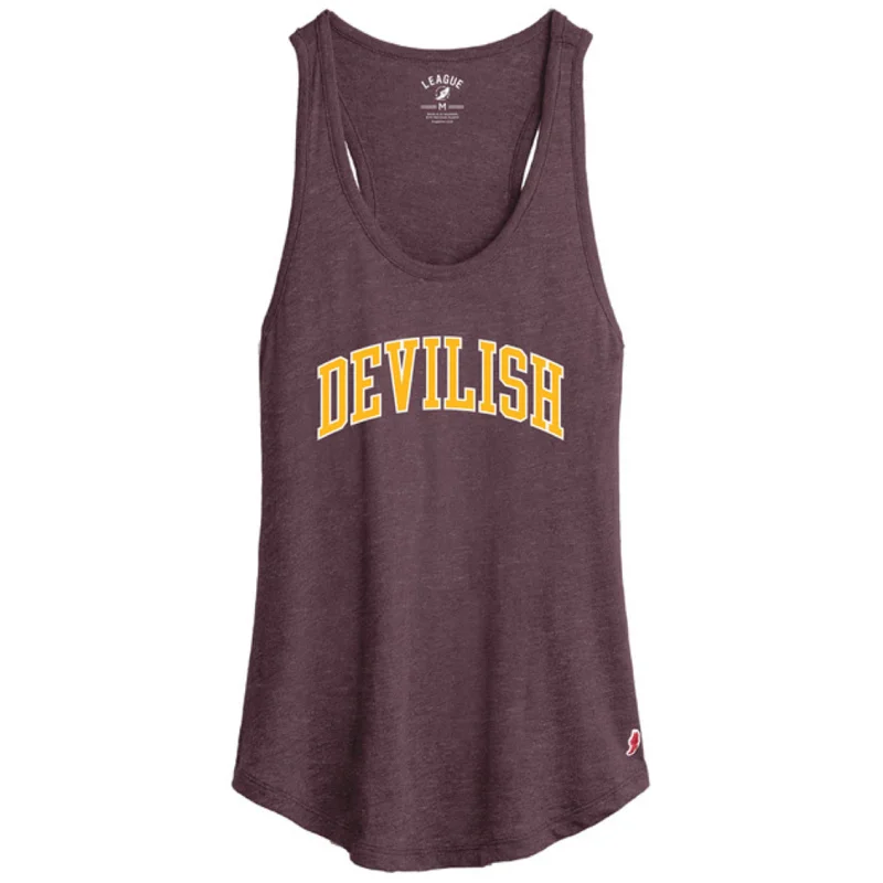 New Deal ASU Ladies Devilish Tank MRN