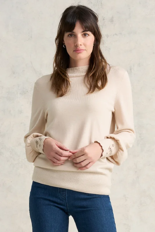 Huge Discounts Embroidered Knit Top