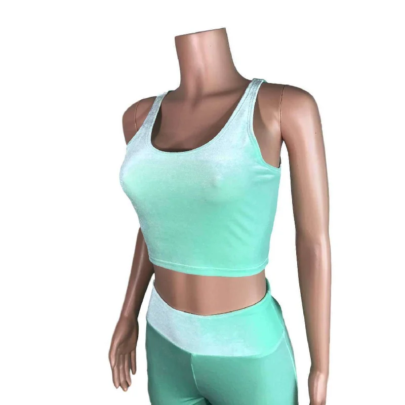 Markdowns SALE - Crop Tank Top - Mint Velvet