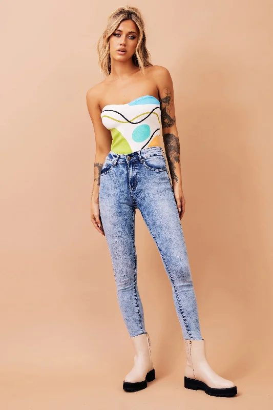 Mega Sale Sonia Jeans - Washed Blue