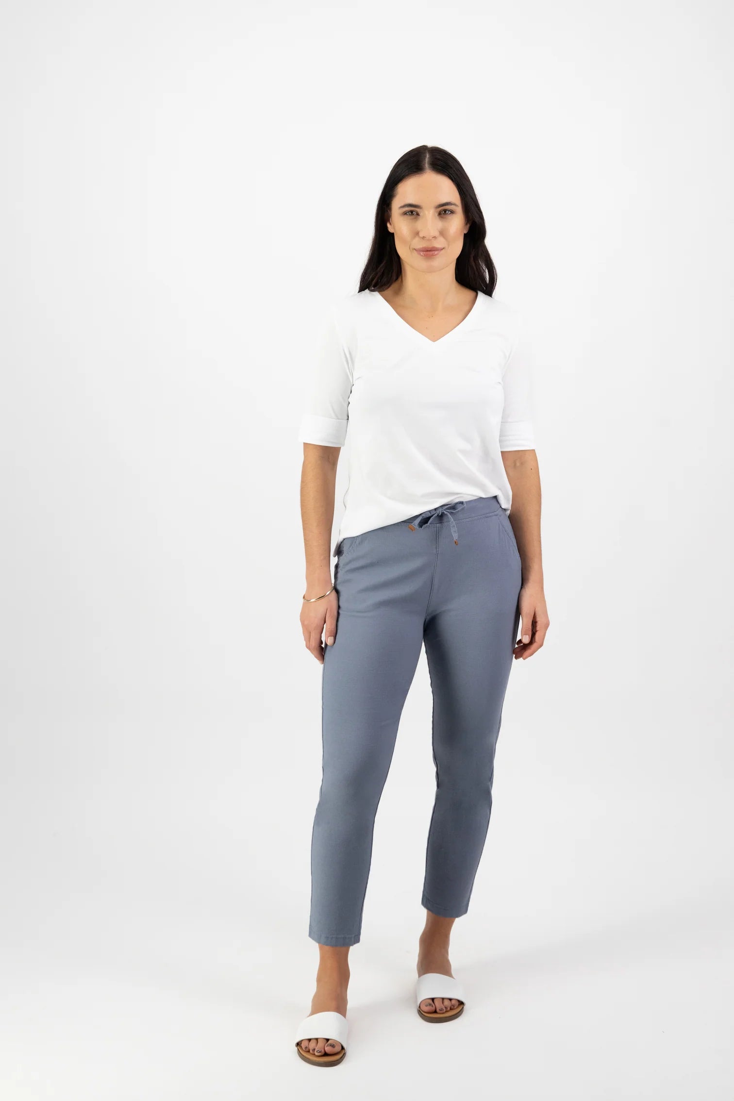 Weekend Bargains to Sizzle 5790 Atlantic - 7/8 Length Skinny Leg Elastic Waist Pant