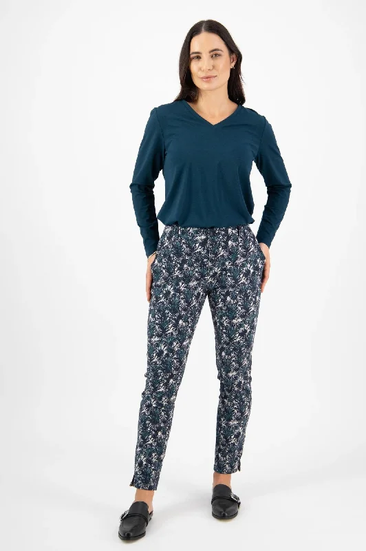 Weekend Bargains to Savor Skinny Leg Ankle Grazer With Elastic Back - Aspen