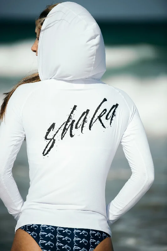 Weekend Bargains to Love Spray Painted Shaka Performance Hoodie