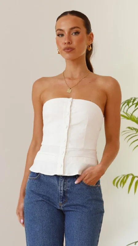 The Best Prices Jemma Top - White