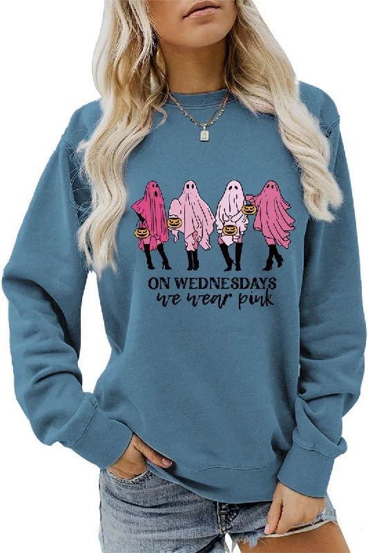 Today's Special WOMEN HALLOWEEN PRINTING LONG SLEEVE PULLOVER TOP