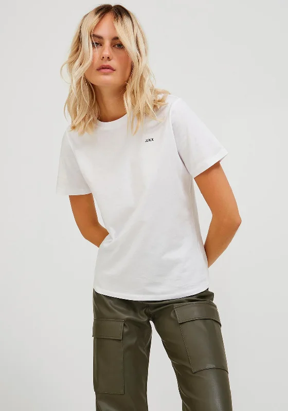 Crazy Savings JJXX Anna Small Logo T-Shirt, Bright White
