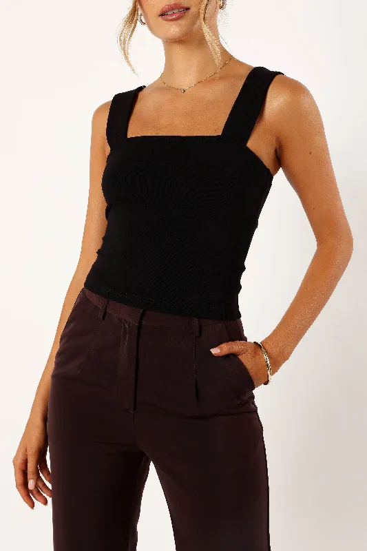 Weekend Flash Sale Yelena Top - Black