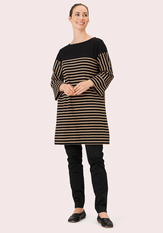 Instant Savings Masai Gejala Striped Tunic Top, Travertine