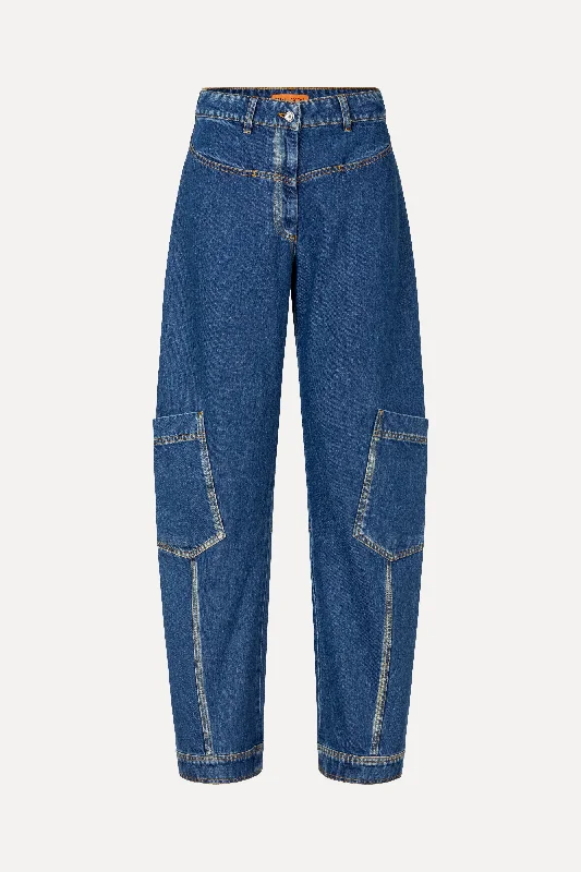 Weekend Offers That Sizzle SGDion Denim Pants - Trompe L'oeil