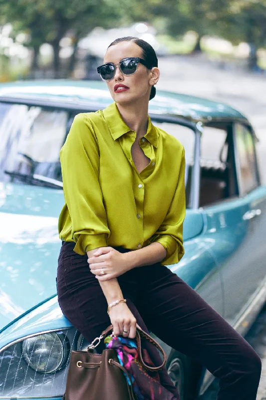 Exclusive Offer Stretch Silk Shirt