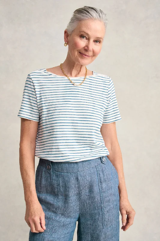 Clearance Event Stripe Bateau T-Shirt
