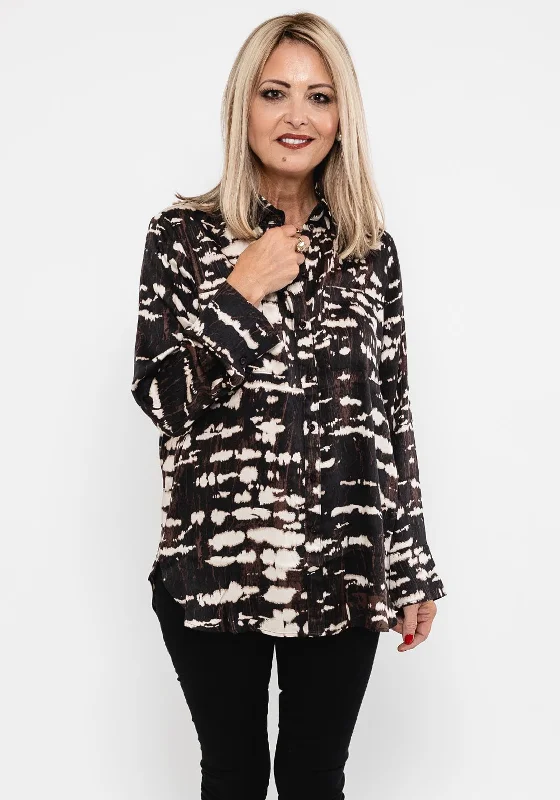 Weekend Deals That Dazzle Gerry Weber Print Blouse, Brown