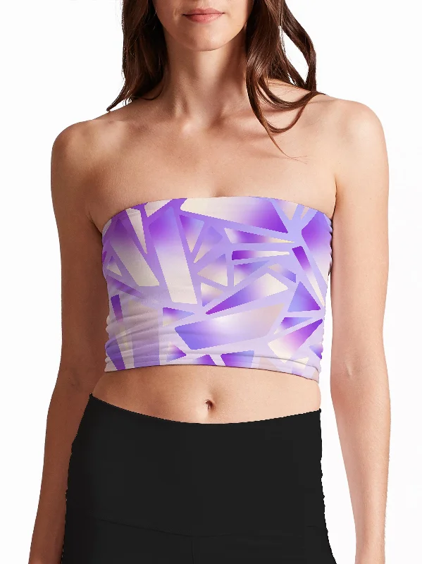 Amazing Deals Electric Stained Glass (Purple Ice) Tube Top