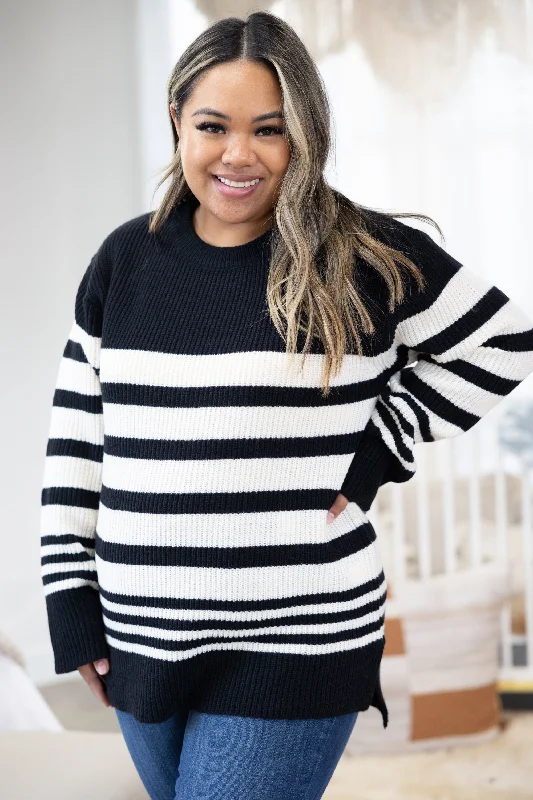 New Deal Linear Perspective Sweater