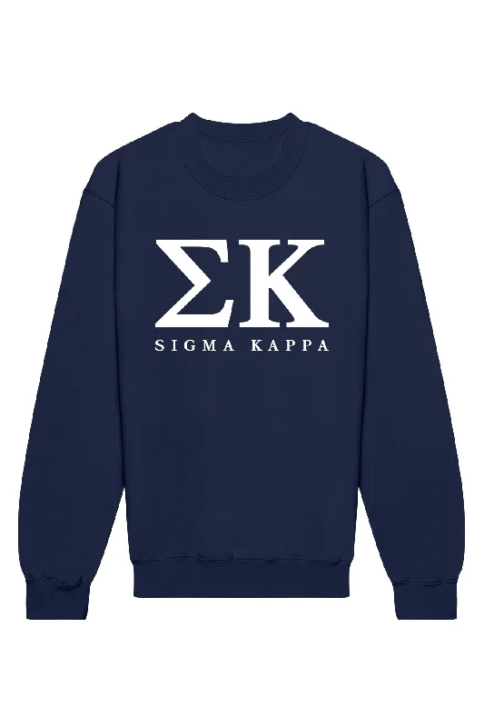 Limited Availability Sigma Kappa Letters Crewneck Sweatshirt