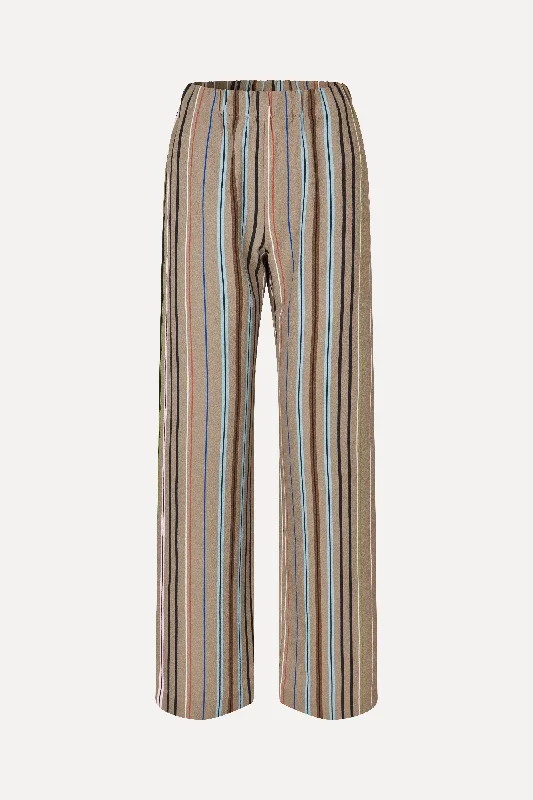 Best Deals Elasticated Long Pants - Multi Stripe