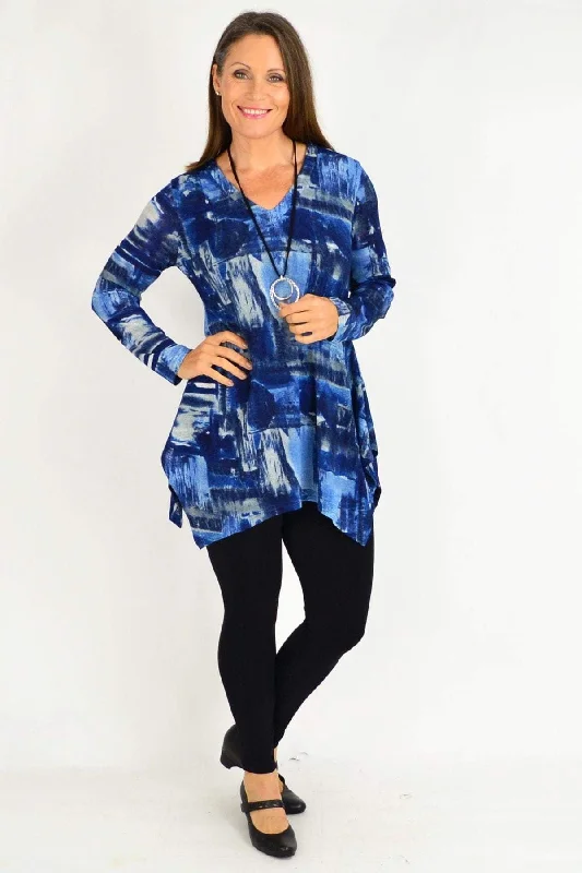 Major Deal Blue Nova Tunic Top