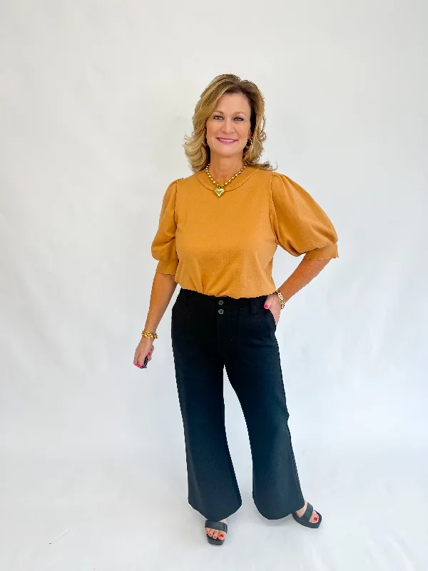 Weekend Savings Extravaganza First In Line Knitted Sweater-Caramel